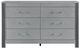 Global Furniture USA Logan 5-Piece Siver Full Bedroom Set-3