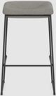 EQ3 Mackenzie Black/Light Grey Counter Stool-4