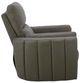 Liberty Furniture Reilly Aline Light Gray Leather Power Swivel Glider Recliner-4