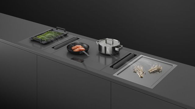 Fisher & Paykel Series 11 15" Gray Auxiliary Minimal-Style Induction Cooktop with SmartZone-1