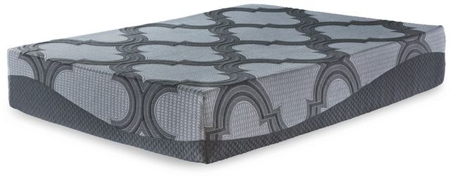 Sierra Sleep® by Ashley® 2-Piece 12" Hybrid and Good Adjustable Base California King Mattress Set-1