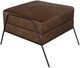 International Furniture Direct Tyne Chocolate Brown Ottoman-0
