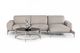 VIG Furniture Estro Salotti Villeneuve 2-Piece Light Gray Right-Arm Facing Sofa Sectional and Chaise-3