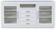 Jofran Inc. Auburn Hills White 60" Media Console-1