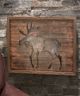 Giftcraft Black/Brown/Silver/White Moose Design Print-0