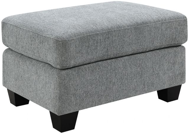 Intercon Baldwin Dalton Graphite Ottoman-0