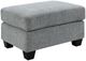 Intercon Baldwin Dalton Graphite Ottoman-0