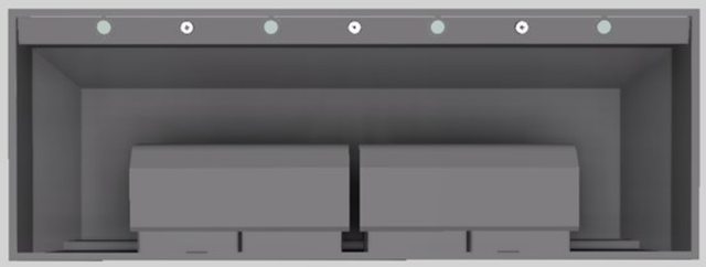 Vent-A-Hood® Designer Series 66" Gunsmoke Wall Mounted Range Hood-3