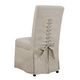 Elements International Heidi Natural/Linen Dining Room Parsons Chair-1