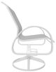 Telescope Casual Aruba Abalone/White Aluminum/Fabric Outdoor Sling Swivel Rocker-2