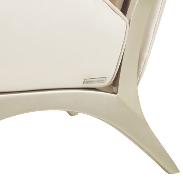 Michael Amini® Camellia Field Caramel Accent Chair-4