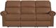 Flexsteel® Customizable Bernard 89" Leather Power Reclining Sofa with Console, Headrest and Lumbar-2