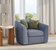 Flexsteel® Customizable Jewel Fabric Swivel Chair-1
