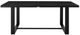 Armen Living Alegria Black Outdoor Patio Dining Table-1