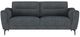 Coaster® Nolan Charcoal Upholstered Sloped Track Arm Sofa-1
