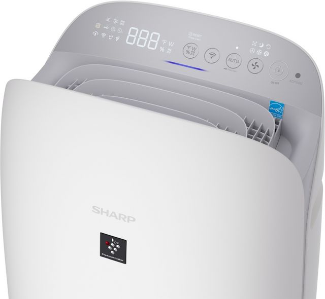 Sharp® White Smart Air Purifier and Humidifier with Plasmacluster Ion Technology-8