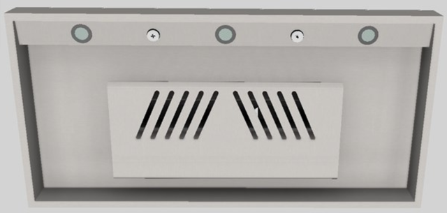 Vent-A-Hood® 42" Stainless Steel Contemporary Wall Mounted Range Hood-3