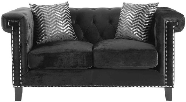 Coaster® Reventlow 3-Piece Black Stationary Seating Set-3