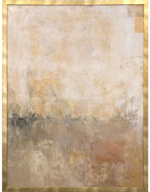 Stylecraft Beige/Gold Vision Wall Art-0