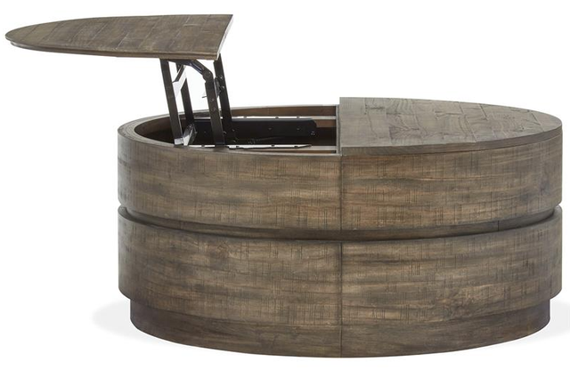 Magnussen Home® Baisden Tobacco Cocktail Table with Caster -1