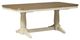 Liberty Furniture Springfield Honey Trestle Table with Cream Base-0