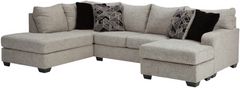 Benchcraft® Megginson 2-Piece Storm U-Shape Sectional