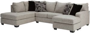 Benchcraft® Megginson 2-Piece Storm U-Shape Sectional
