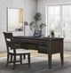 Bernards Bellamy Lane Brown 5-Drawer Desk-1