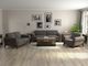 International Furniture Direct Loft Brown Gray Loveseat-1