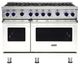 Viking® 7 Series 48'' Pure White Pro Style Gas Range-0