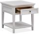 Magnussen Home® Heron Cove Chalk White End Table-2