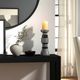 Sagebrook Home Cotton/Navy Blue Pillar Candle Holder-5