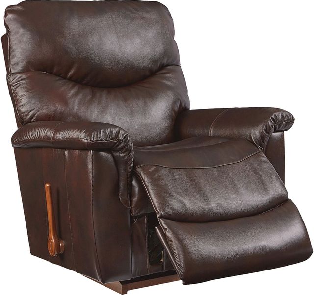 La-Z-Boy® James Walnut Leather Manual Wall Recliner-1