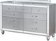 Furniture of America® Brachium 4-Piece Silver Queen Bedroom Set-2