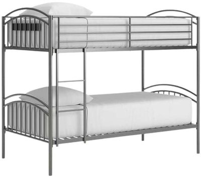 Signature Design by Ashley Lanceburg Gray Youth Twin/Twin Bunk Bed with Ladder