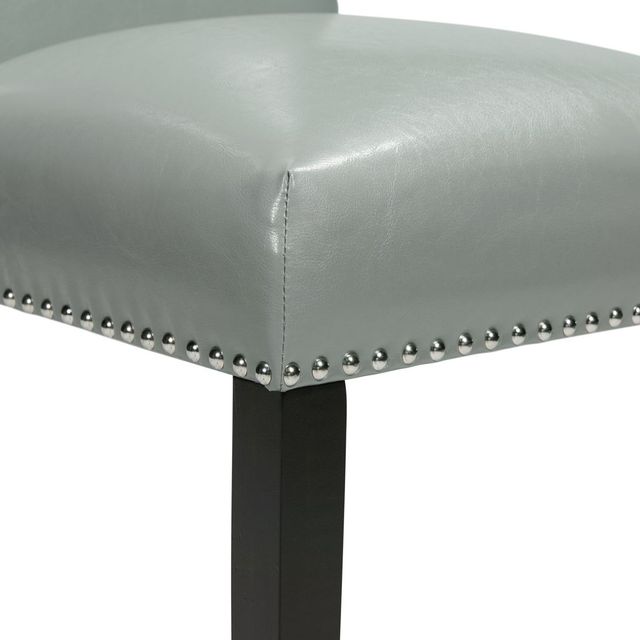 Elements International Meridian Gray Side Chair-4
