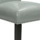 Elements International Meridian Gray Side Chair-4