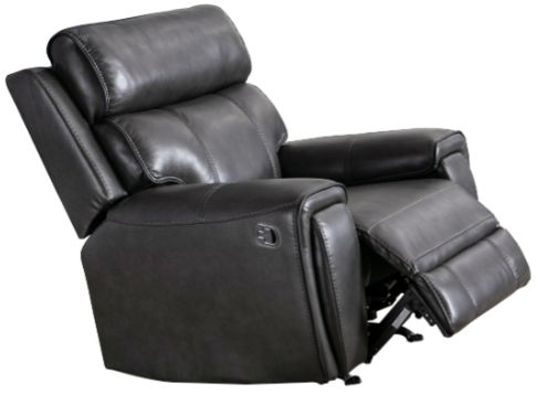 Mazin Furniture Carnegie Grey Manual Rocker Recliner -1