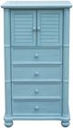 Cottage Creek Furniture Beachfront Ocean Blue Gentleman's Chest-1