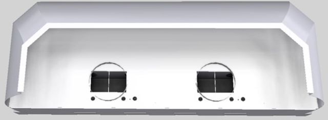 Vent-A-Hood® Designer Series 66" White Wall Mounted Range Hood-2