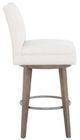 Fairfield® Customizable Entree Dining Concave Short Back Swivel Bar Stool-2