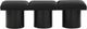 Meridian Furniture Pavilion 3-Piece Black 54" Modular Bench Set-1