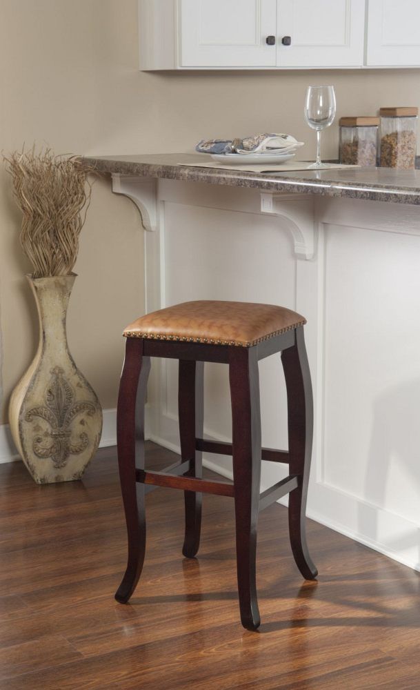 Linon San Francisco Caramel Bar Stool-3