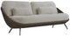 Bernhardt Santa Monica Bernhardt Exteriors Pebble/White Fabric/Woven Outdoor Sofa-0