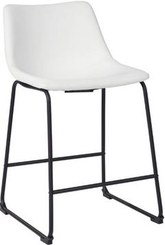 Signature Design by Ashley® Centiar White Counter Stool
