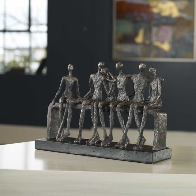Uttermost Camaraderie Aged Silver Figurine-3