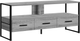 Monarch Specialties Inc. Black/Grey TV Stand-0