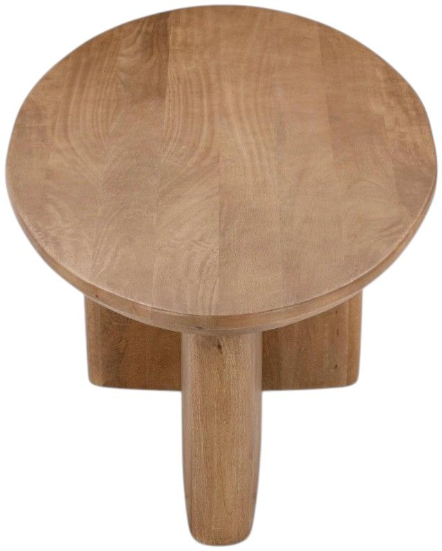 Classic Home Montengo Natural Maple Oval Coffee Table-3