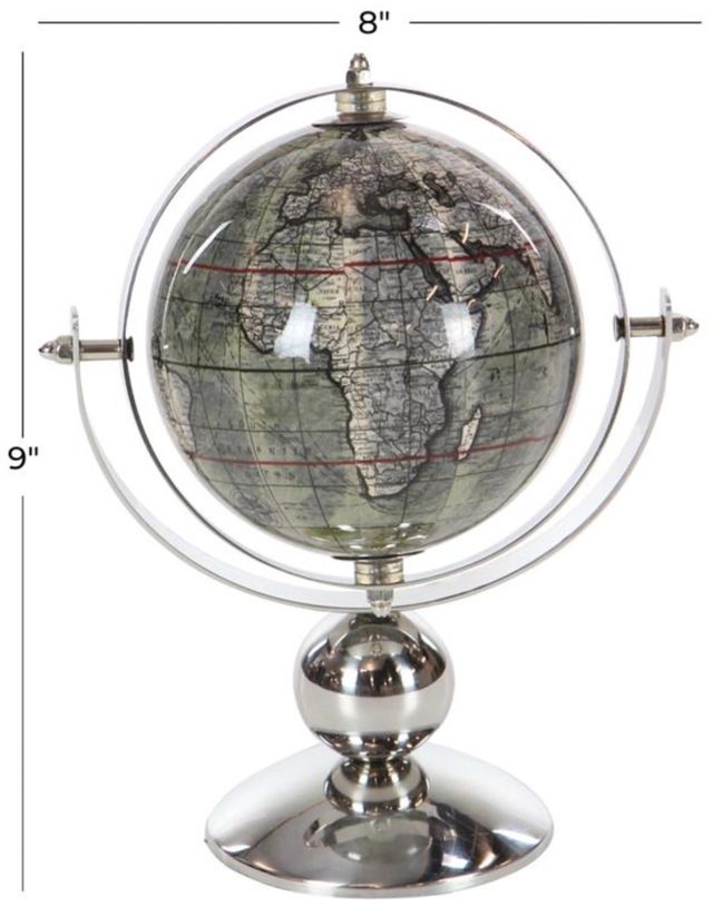 Deco Marche Silver 8” Globe-2
