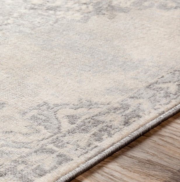 Surya Monaco Ivory/Silver Gray 4'x6' Area Rug-4